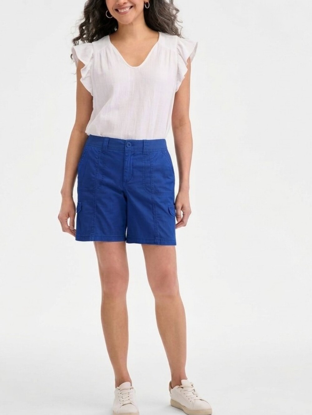 Style & Co Royal Blue Cargo Utility Shorts | Size 14W